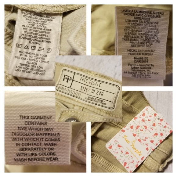 Free People High Waisted Busted Knee Skinny Jean - Picture 5 of 5